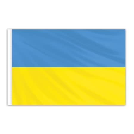 Ukraine Indoor Nylon Flag 5'x8'